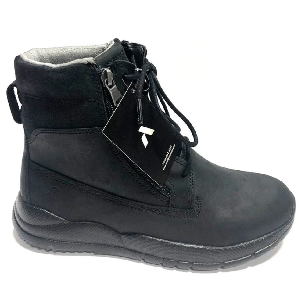 Anodyne Men’s No. 90, Black Trail Worker Boots, Size 7M